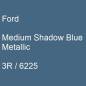 Preview: Ford, Medium Shadow Blue Metallic, 3R / 6225.